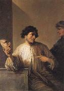 Salvator Rosa The Lie oil on canvas